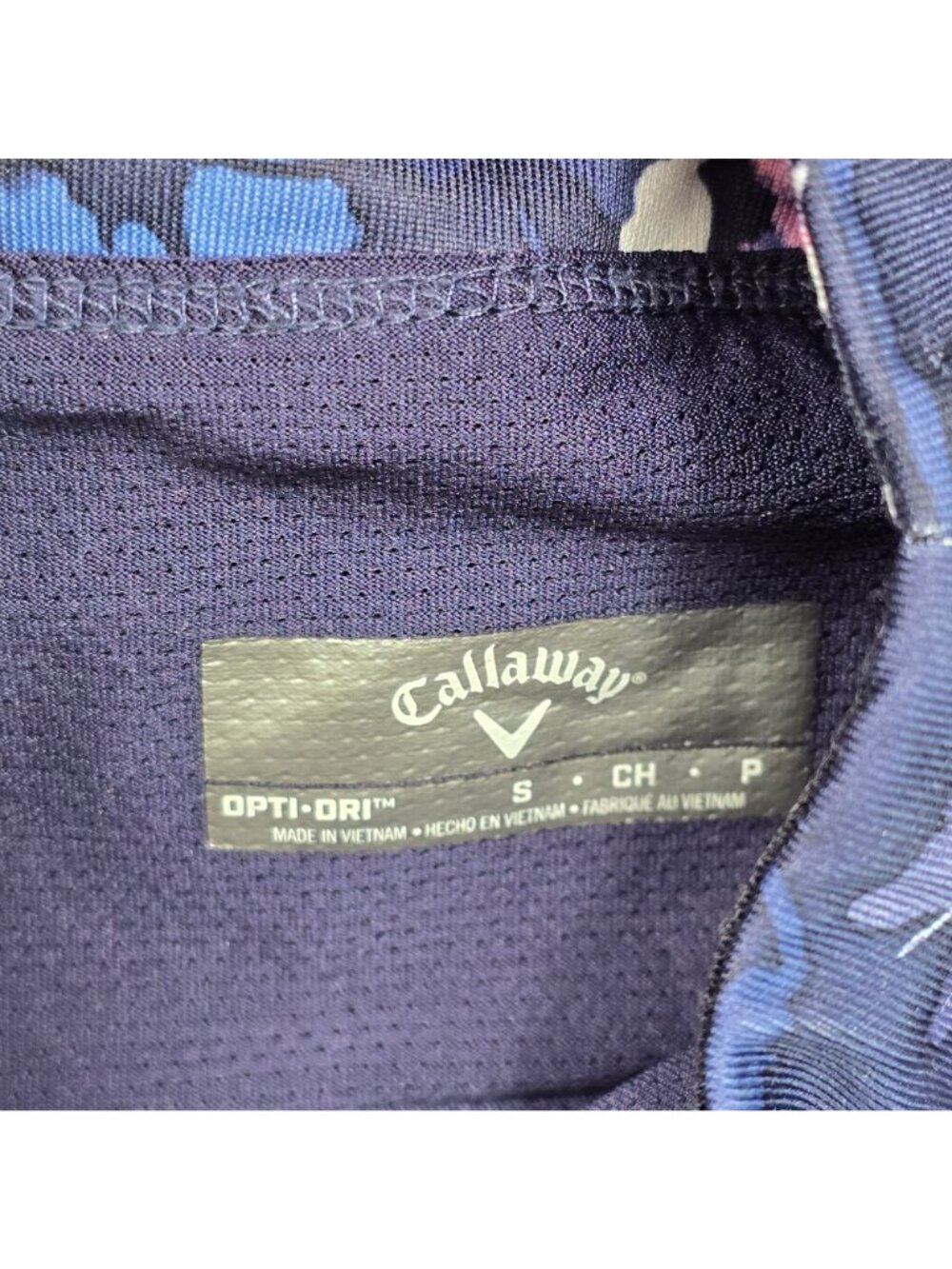 Callaway Small Golf Pickleball Set Floral Navy Sleeveless Polo Shirt Skirt - Picture 7 of 9